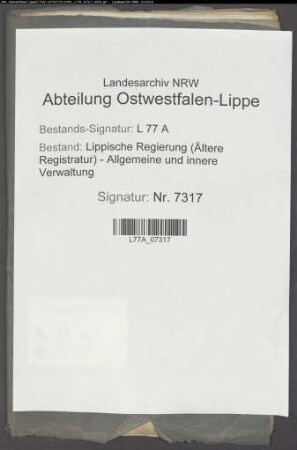 Truppenverpflegung im Amt Detmold, Vogtei Detmold und Falkenberg