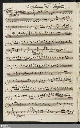 1405. Quartetto: La voglio così / Sarti, G.