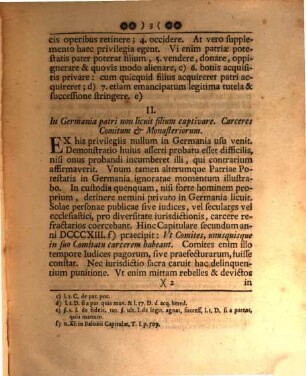 Observata Diplomatico-Historica De Patria Potestate In Germania Ignorata