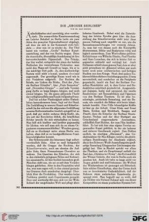 Die "Grosse Berliner"