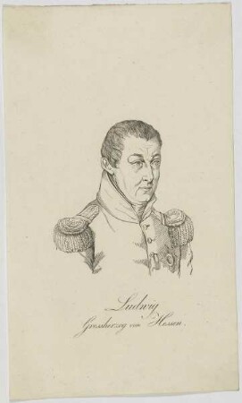 Bildnis des Ludwig, Grossherzog von Hessen