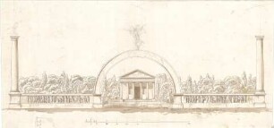 Gärtner, Andreas; München; Illuminations-Dekoration, Varianten - Aufriss