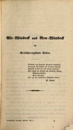 Die Ritterburgen Deutschlands, 1