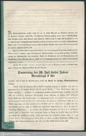 1860: Liste der zu städtischen Abgeordneten Wählbaren