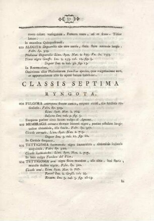 CLASSIS SEPTIMA