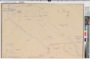 Herzfeld (Lippetal), Flurbereinigung Herzfeld-Düllo, Schätzungskarte Beckum, Ksp. Flur 84