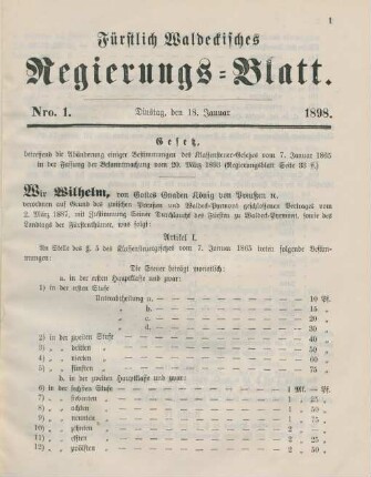 18. Januar-31. December = Nro. 1-20