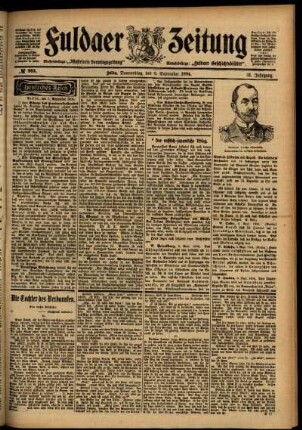 Ausgabe vom Donnerstag, den 08. September 1904.