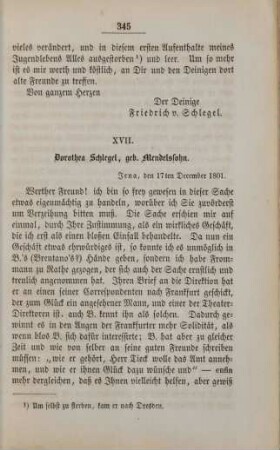 Dorothea Schlegel, geb. Mendelssohn