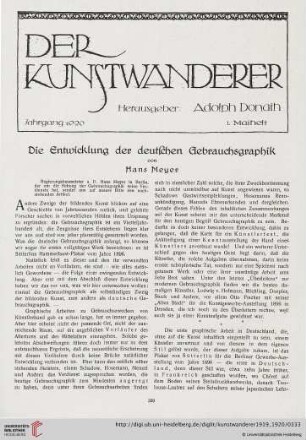 1: Die Entwicklung der deutschen Gebrauchsgraphik