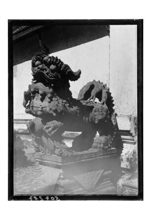 Löwenfigur : Thailand. Chinesischer Löwe, 1908/1913