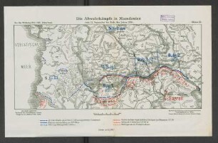 Skizze 22. Die Abwehrkämpfe in Mazedonien vom 12. September bis Ende des Jahres 1916.