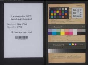 Entnazifizierung Karl Schoenenborn , geb. 14.06.1902 (Landwirt)