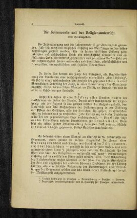 ¬Die¬ Zeitenwende und der Religionsunterricht