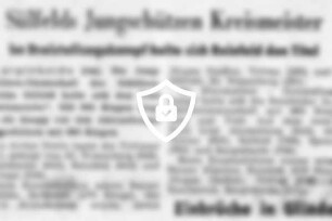 Sülfelds Jungschützen Kreismeister