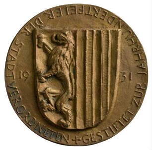 Medaille, 1931