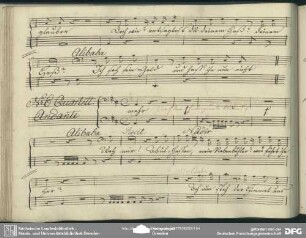 Quartett: "Weh mir Abul Hassan"