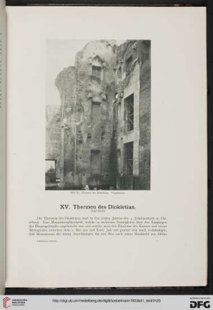 XV: Thermen des Diokletian