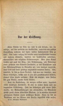 Aus dem Münchener Glaspalast : Studien zur Orientirung in und außer demselben während der Kunst- und Kunstindustrie-Ausstellung des Jahres 1876