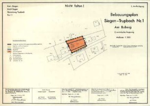 Bebauungsplan Siegen-Trupbach Nr. 1, Am Buberg, 2. vereinfachte Änderung, Kreis Siegen, Stadt Siegen, Gemarkung Trupbach, Flur 11