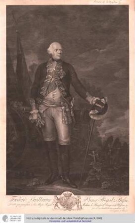 Frederic Guillaume Prince Royale de Prusse / Fran Cun[n]ingham Pinx. ; Com. Cunego Sculp. Berlino