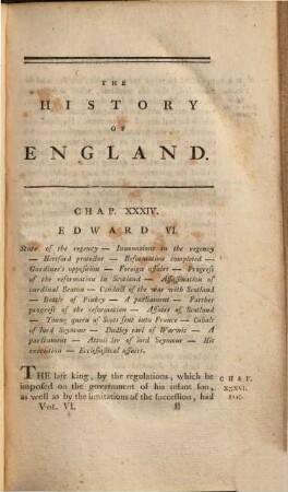 The History Of England : From The Invasion Of Julius Caesar To The Revolution in 1688., 6