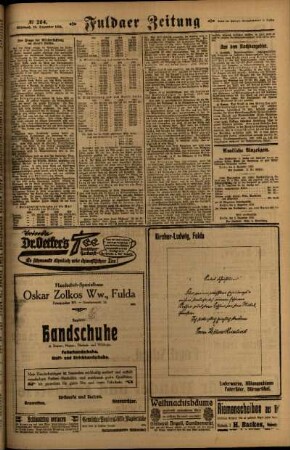 Zweite Ausgabe vom Mittwoch, den 10. Dezember 1919.