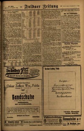 Zweite Ausgabe vom Mittwoch, den 10. Dezember 1919.