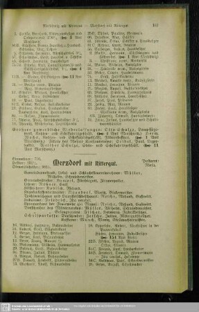Merzdorf mit Rittergut