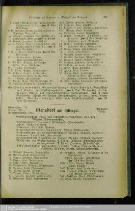 Merzdorf mit Rittergut
