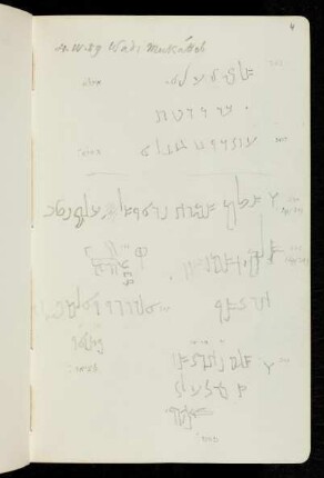 4r-57r 4.IV.-5.IV.1889 Wadi Mukatteb, Inschriften