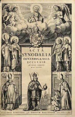 Acta Synodalia Osnabrvgensis Ecclesiæ, Ab Anno Christi MDCXXVIII.