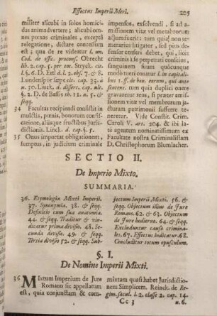 Sectio II. De Imperio Mixto.