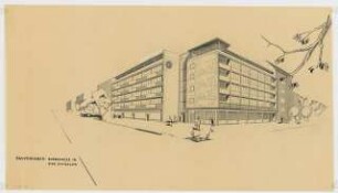 Wohnhaus Bundesallee 192 / Güntzelstraße 10, Berlin-Wilmersdorf: Perspektivische Ansicht