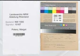 Entnazifizierung Margot Polenz, geb. 09.01.1901 ()