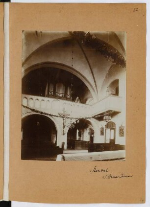 St. Anna, Stendal: Innenansicht (aus: Skizzen- und Fotoalbum 29)