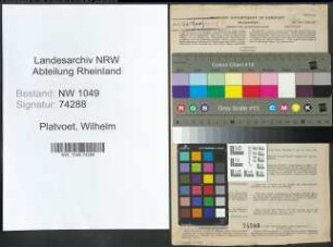 Entnazifizierung Wilhelm Platvoet , geb. 07.04.1912 (Former)