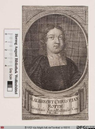 Bildnis Albrecht Christian Roth (Rothe)