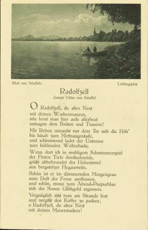 Radolfzell - O Radolfzell, du altes Nest [...]