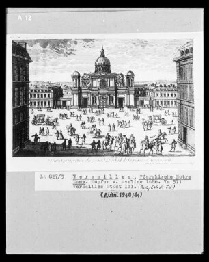 Versailles: Ansicht der Pfarrkirche Notre-Dame