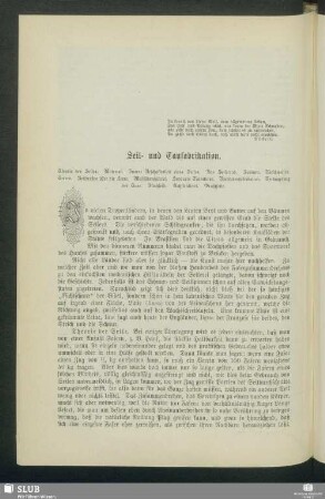 Seil- und Taufabrikation