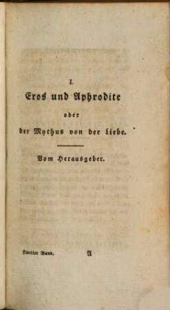 Neue Vesta : kleine Schriften zur Philosophie des Lebens und zur Beförderung der häuslichen Humanität. 2. 1803