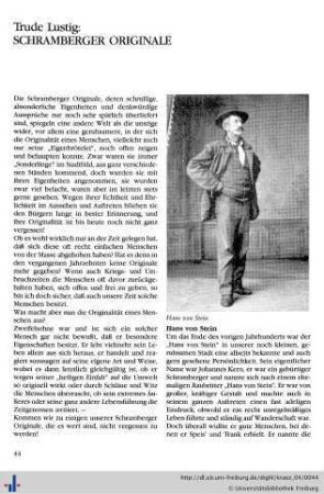 Schramberger Originale.