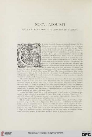 3: Nuovi Acquisti della R. Pinacoteca in Monaco in Baviera