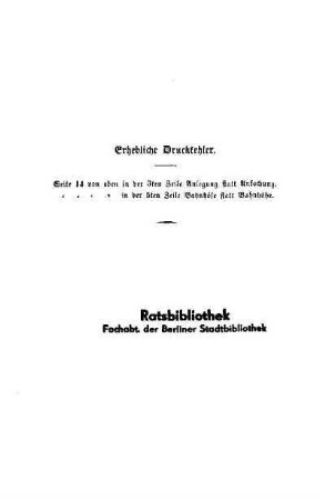 Erhebliche Druckfehler
