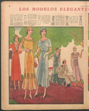 Los modelos elegantes para la primavera [Dibujo]