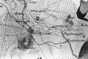 Senftenberg-Großkoschen. Situationskarten von den Kriegsschauplätzen des 7jährigen Krieges, Bl. 3 Senftenberg-Hoyerswerda, 1805 (Sign.: VIII 57)