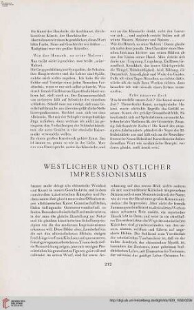 45: Westlicher und östlicher Impressionismus