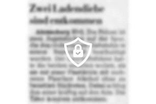 Zwei Ladendiebe sind entkommen