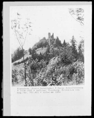 Ruine Hohenfreyberg